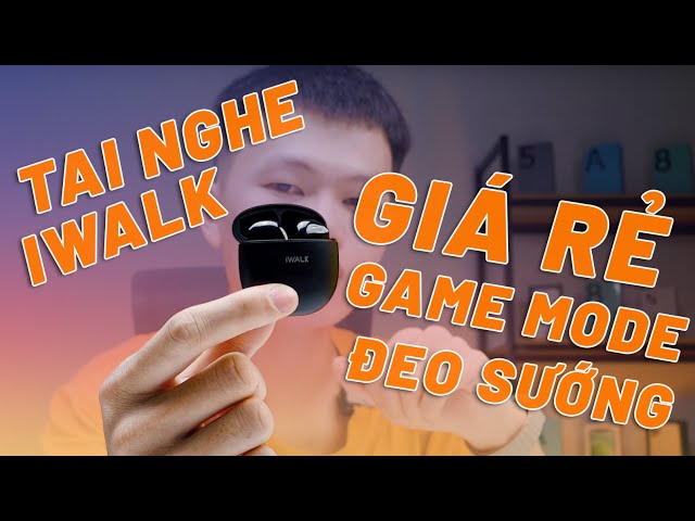 REVIEW IWALK BTA006 - TAI NGHE ĐEO SƯỚNG, GAME MODE, NGHE HAY, GIÁ RẤT RẺ