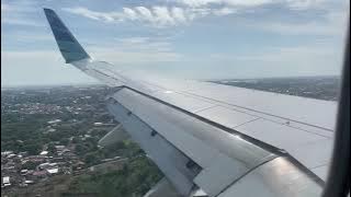Afternoon Landing in Makassar. Garuda Indonesia B737-800
