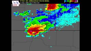 March 12 2006 Table Rock Lake MO Tornado Emergency