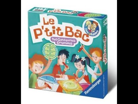 Le petit bac - Règles du jeu