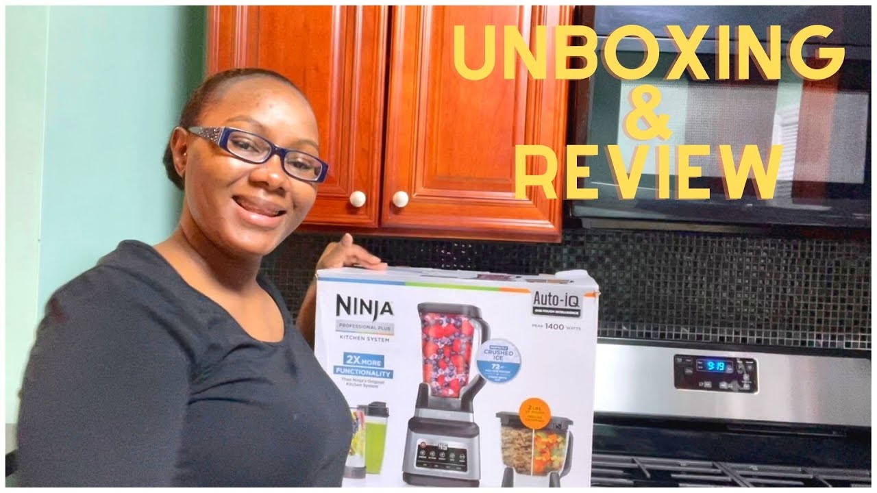 Ninja Professional Plus Blender Duo Auto IQ BN750 Series Unboxing and  Review 