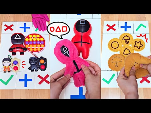 오징어게임 팝잇 거래 3탄●▲■ Squid Game Trading Fidget Toys