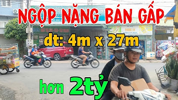 Chấn động chủ nợ Ngân Hàng Bán gấp đất gần tỉnh lộ. dt 4m x 27m. Siêu Rẻ 2tỷ xx