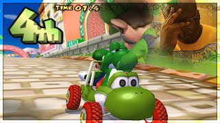 IM TAKING ALL SORTS OF Ls IN MARIO KART