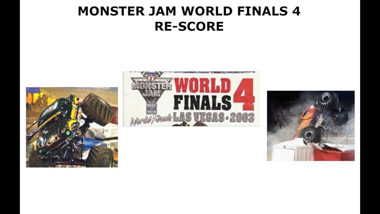 Re-Scoring Monster Jam World Finals 4 Freestyle - YouTube