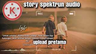 TUTORIAL EDIT VIDIO🎬 KINEMASTER WITH EASY MAKE STORY WATSAP screenshot 5