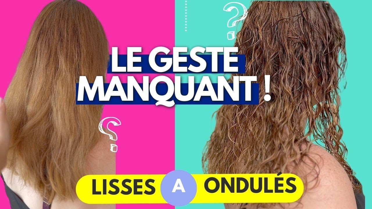 CETTE TECHNIQUE POUR DES ONDULATIONS QUI TIENNENT !