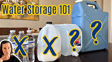 4 Best Ways to Store Water for an Emergency! Storing Water Long Term