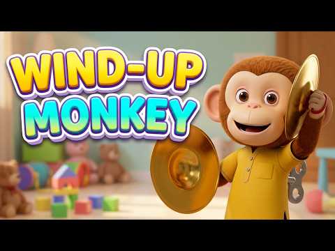 Wind-Up Monkey Song | Funny Monkey Nursery Rhyme in 4K | TMKOC English Rhymes