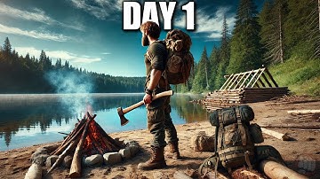 Day 1 in This Harsh Wilderness Survival - Subsistence Gameplay