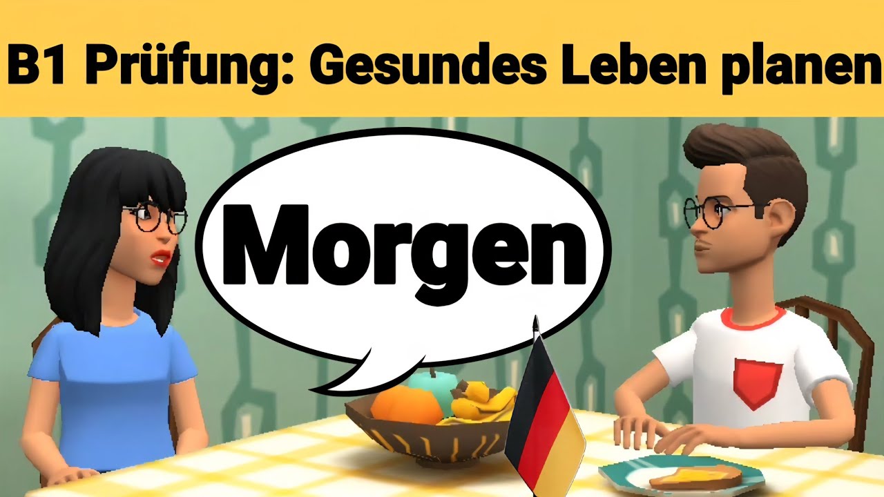 Устный экзамен по немецкому языку уровня B1 | Планирование чего-либо вместе/Диалог |Разговорная речь