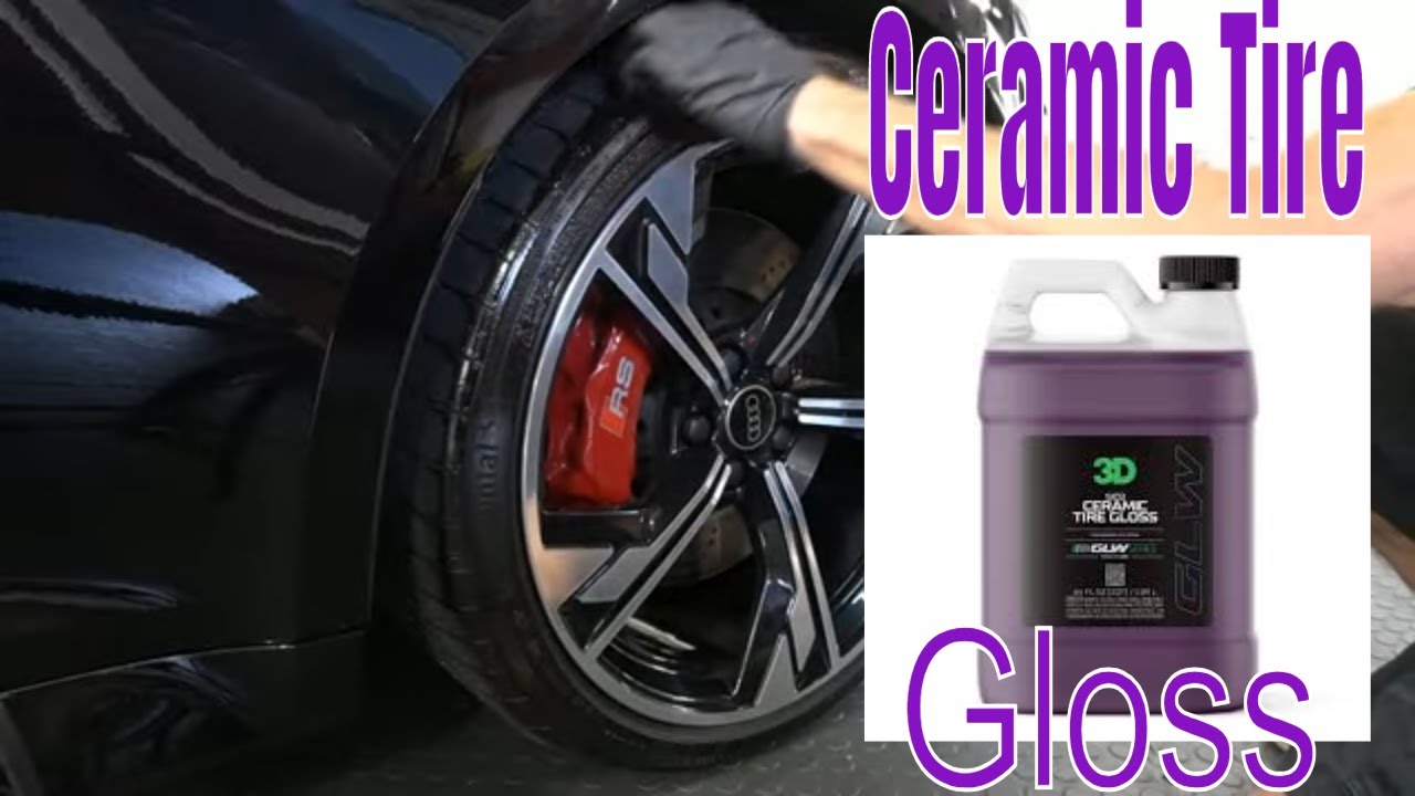 Is This The Sio2 Tire GLOSS We Have Been Looking For? 3D GLW Series Ceramic Tire Dressing!!