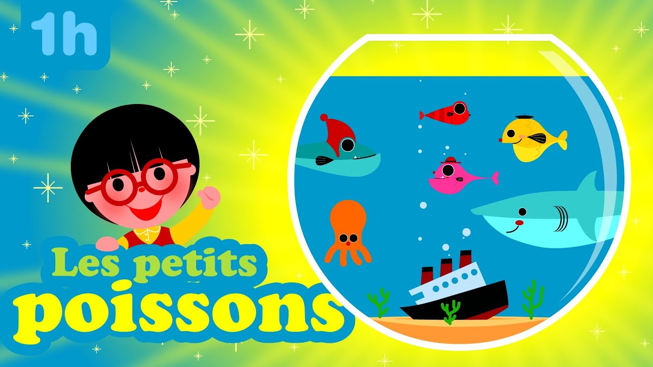 Les petits poissons dans l'eau 🐟🐟🐟 et une heure de petites berceuses pour bébé