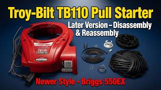 Troy-Bilt TB110 Pull Starter Replacement – Later Version Disassembly & Reassembly