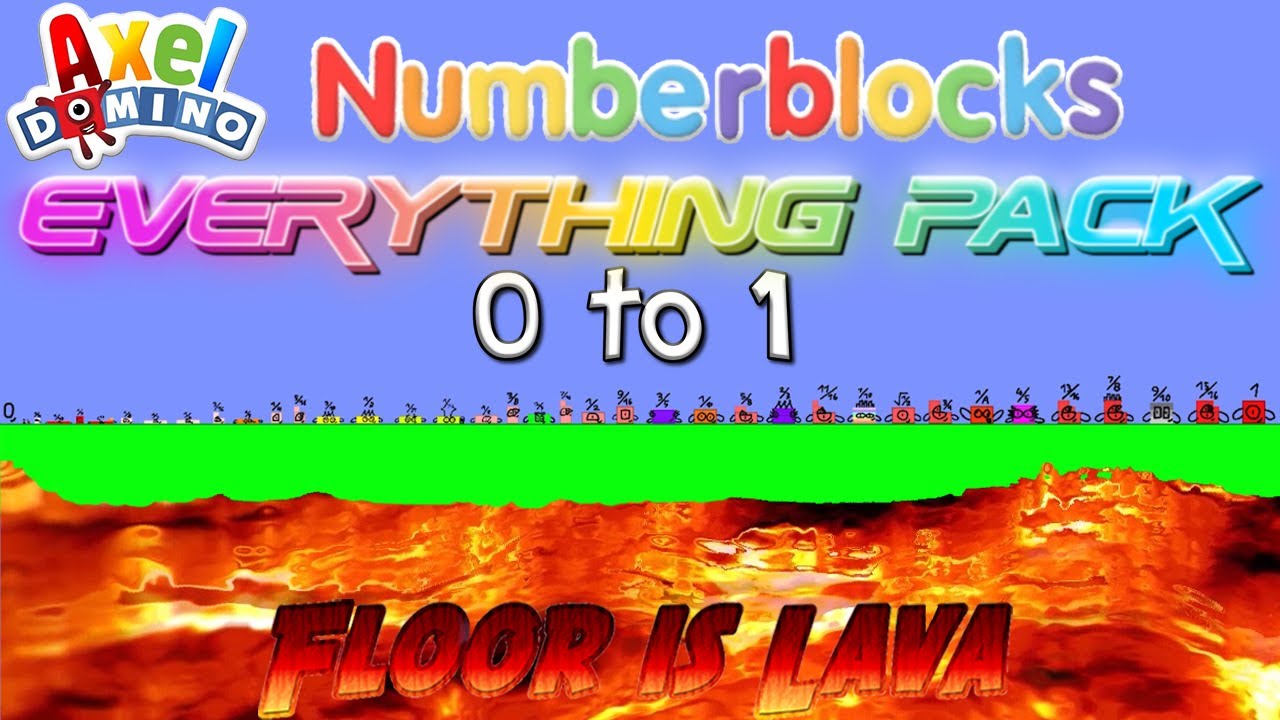 Numberblocks Everything Pack 0 to 1