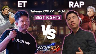 KOFXV ET (Benimaru, Sylvie, Yamasaki) vs RAP (Yashiro, Benimaru, Ryo) - Best Fights KOF XV