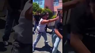 they fighting like wild animal 😨 #usa #fight