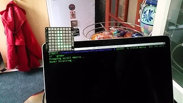 Raspberry Pi Zero & Unicorn Hat = notification panel!