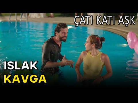 Yasemin, Demir'i Havuza Attı!  - Çatı Katı Aşk 7.Bölüm