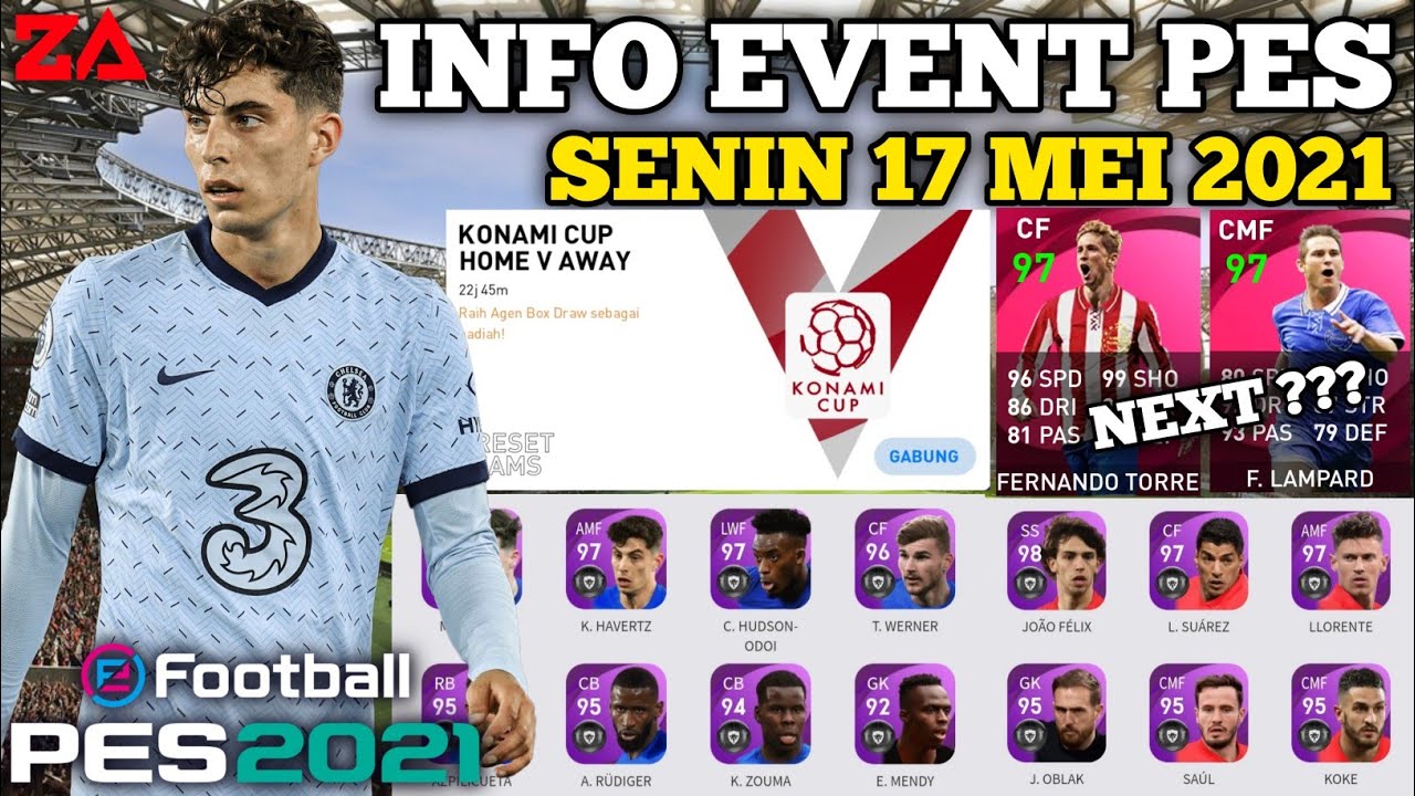 INFO EVENT PES SENIN 17 MEI 2021 || PES 2021 MOBILE