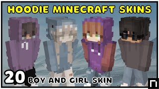 SKIN HOODIE MINECRAFT - HOODIE MINECRAFT SKINS #2 (BOY AND GIRL SKIN)