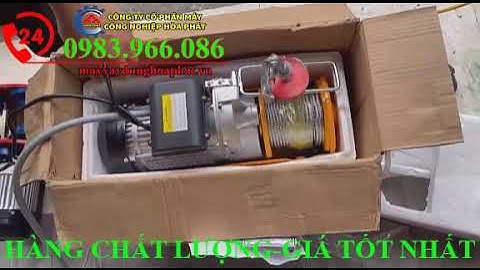 Tời rùa điện, con chạy điện  500kg ,1 tấn  tời điện di chuyển ,tời rùa điện giá rẻ .