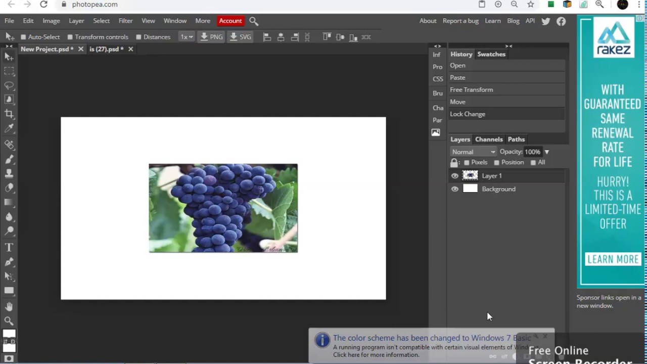 Photopea Class 4 Eye Dropper Tool YouTube Photopea Class 4 Eye Dropper Tool YouTube