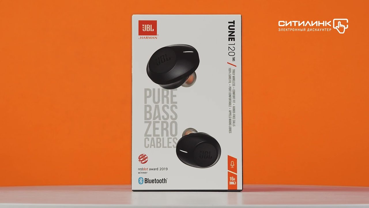 Обзор гарнитуры JBL T120TWS | Ситилинк
