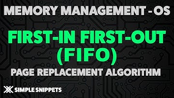 First-In First-Out  (FIFO) Page Replacement Algorithm in OS with 2 Examples - Memory management