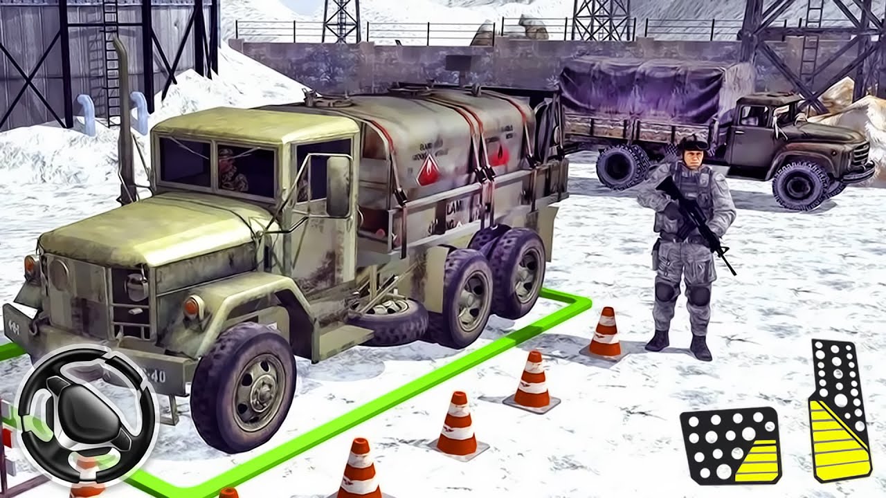 Us Army Truck Driving 2018 Real Offroad Military Trucks Simulator 3d Android Gameplay Youtube - army truck roblox