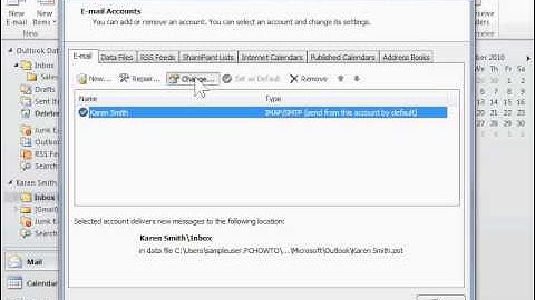 Outlook 2010 Change the Way Your Name Appears to Others