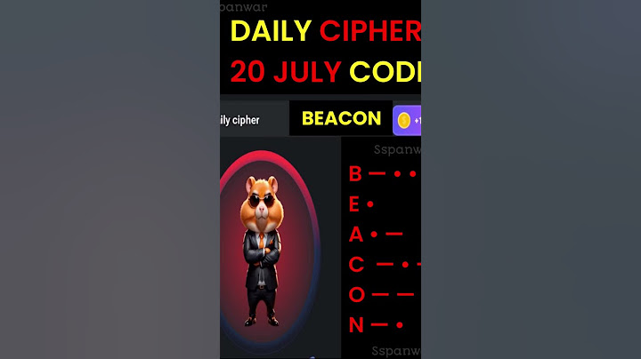Hamster Kombat Daily Cipher 20 July | 20 July daily cipher code hamster kombat #hamsterkombat