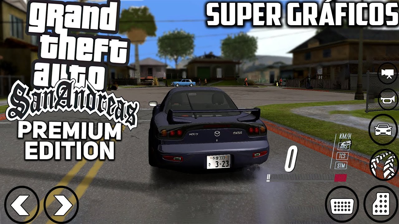 GTA SA ANDROID: NOVO SUPER Mod De GRÁFICOS REALISTAS Lite! PARA CELULAR  FRACO 2023 