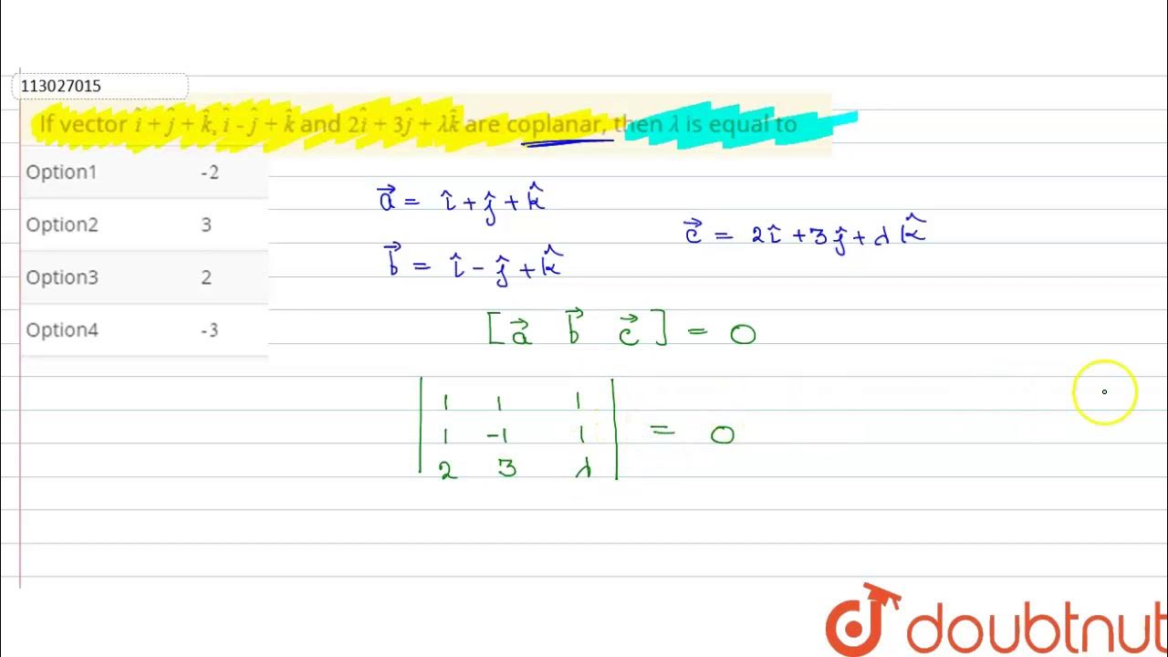 If vector `hat(i)+hat(j)+hat(k), hat(i)hat(j)+hat(k)` and `2hat(i