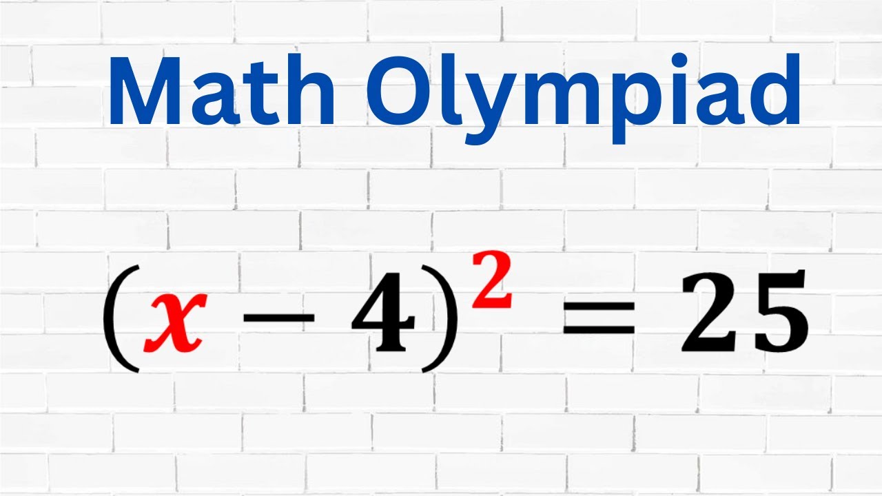 A Nice Algebra Math Olympiad Problem | Nice Solution - YouTube