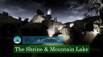 The Shrine & Mountain Lake (Rendered) - Level Design in Unreal Engine