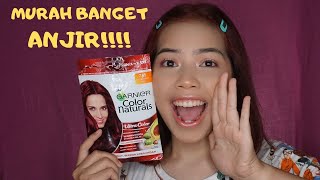 cat rambut pake GARNIER GOLDEN BROWN 🤎 Hasilnya baguzz!!!