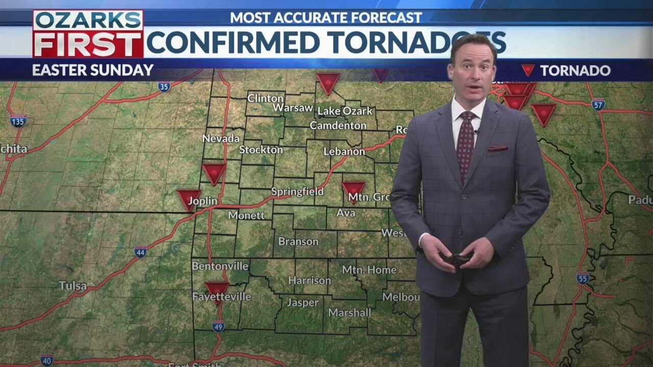 Two more tornadoes confirmed from Sunday’s storms - YouTube