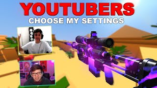 Youtubers Choose My Settings In Krunker.io!