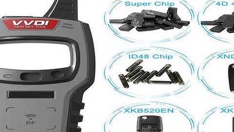 Xhorse VVDI Mini Key Tool Super Chip 4D 4C 46/ID48 Chip Car Remote Key Programmer Free 96bit 48-Clon