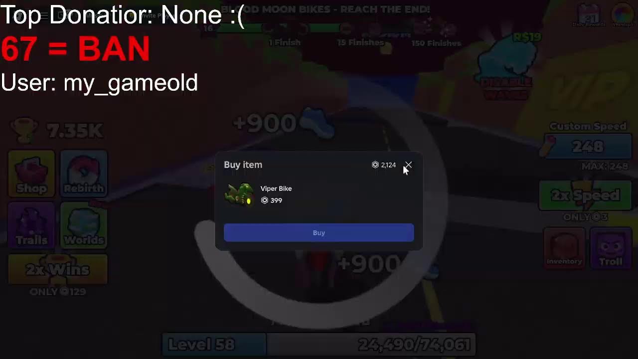 Roblox but my viewers control my game!