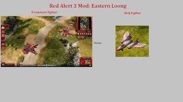 Red Alert 3 Mod-Eastern Loong: Firmament Fighter vs MIG Figther