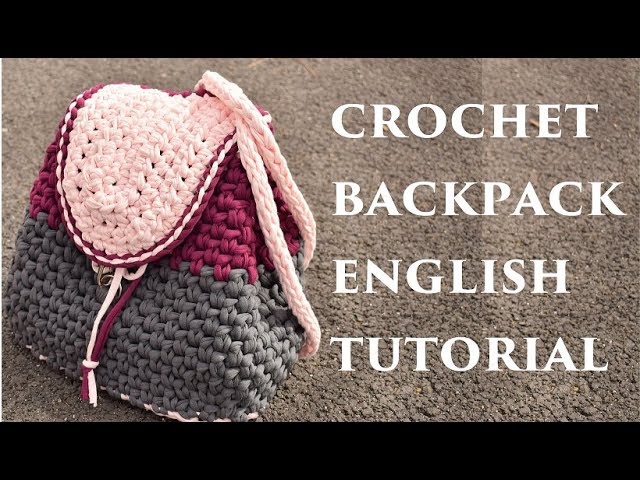 How To Crochet A Drawstring Backpack – Mama In A Stitch