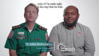 NTTA 2021 - St John Ambulance - Large Employer of the Year