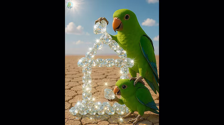 Parrots Builds their Diomond house 😱 #parrot #ai