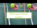 BOUNCE TEST! Penn vs Wilson Regular Duty Tennis Ball - Ball Test and Review!