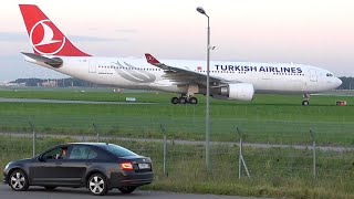 The Turk missed half an hour on the preliminary takeoff. Boeing 777, A330, Boeing 767