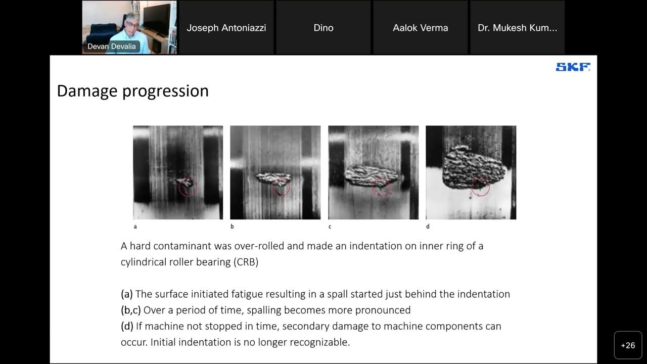 Rolling Bearing Damage and Failure Analysis A Snapshot; By Devan