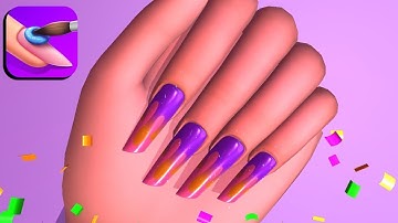 🌈Acrylic Nails! 💅 All Levels Gameplay Trailer Android,ios New Game