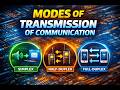 Modes of Transmission in Communication | Simplex, Half Duplex & Full Duplex Explained